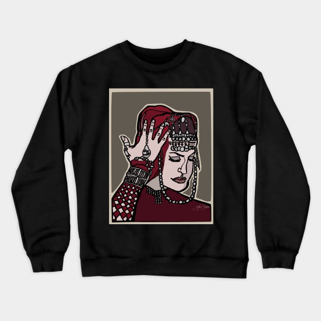 Armenian Woman Crewneck Sweatshirt by JSnipe